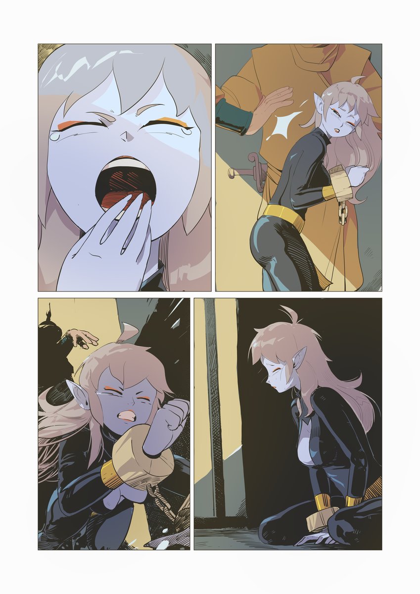 Elf Cat Girl Comic Page